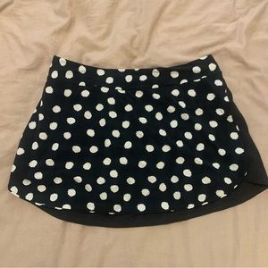Outdoor voices polka dot exercise skirt